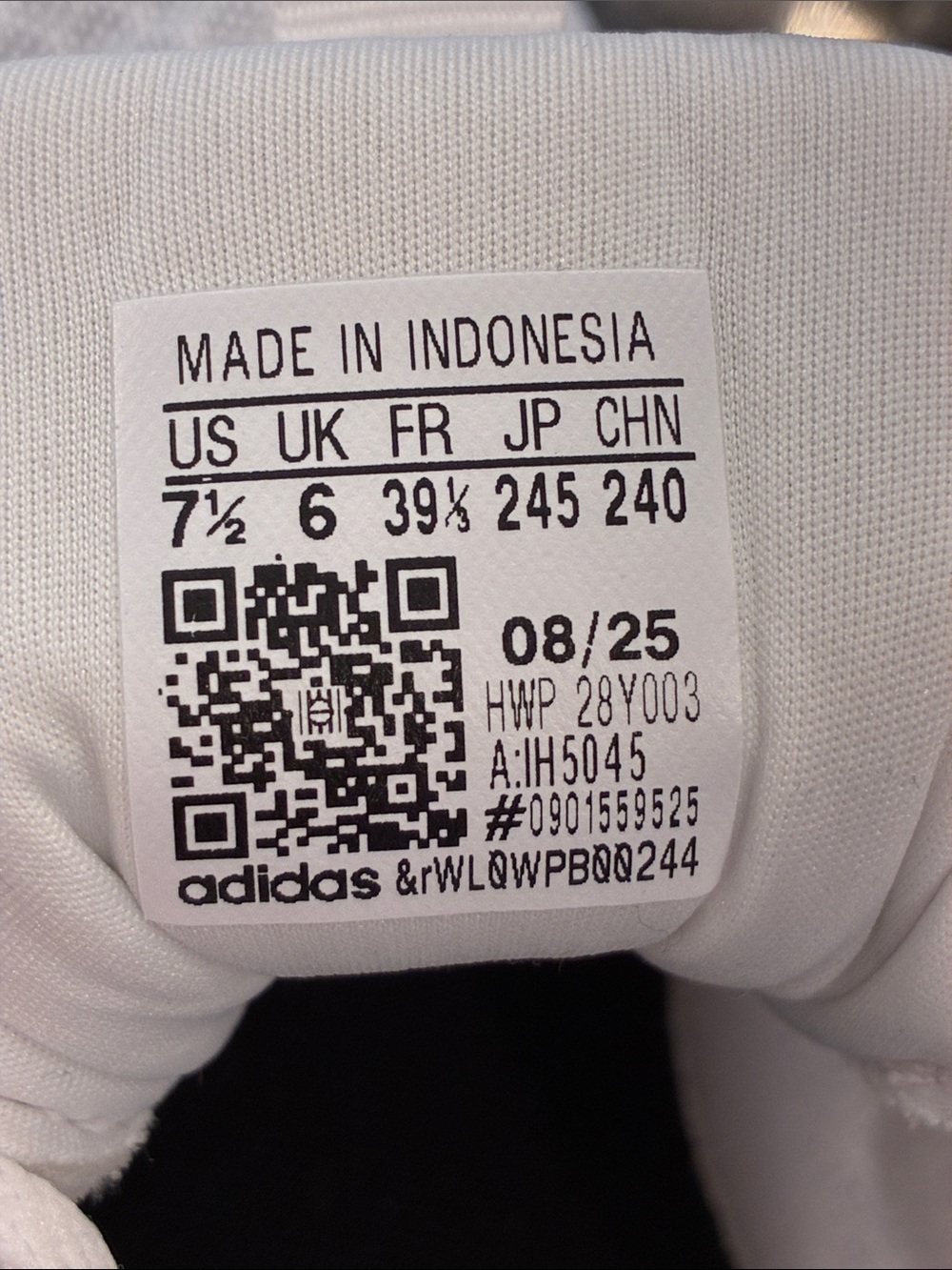adidas Originals White Athletic Running Shoes - Picture 10 of 11